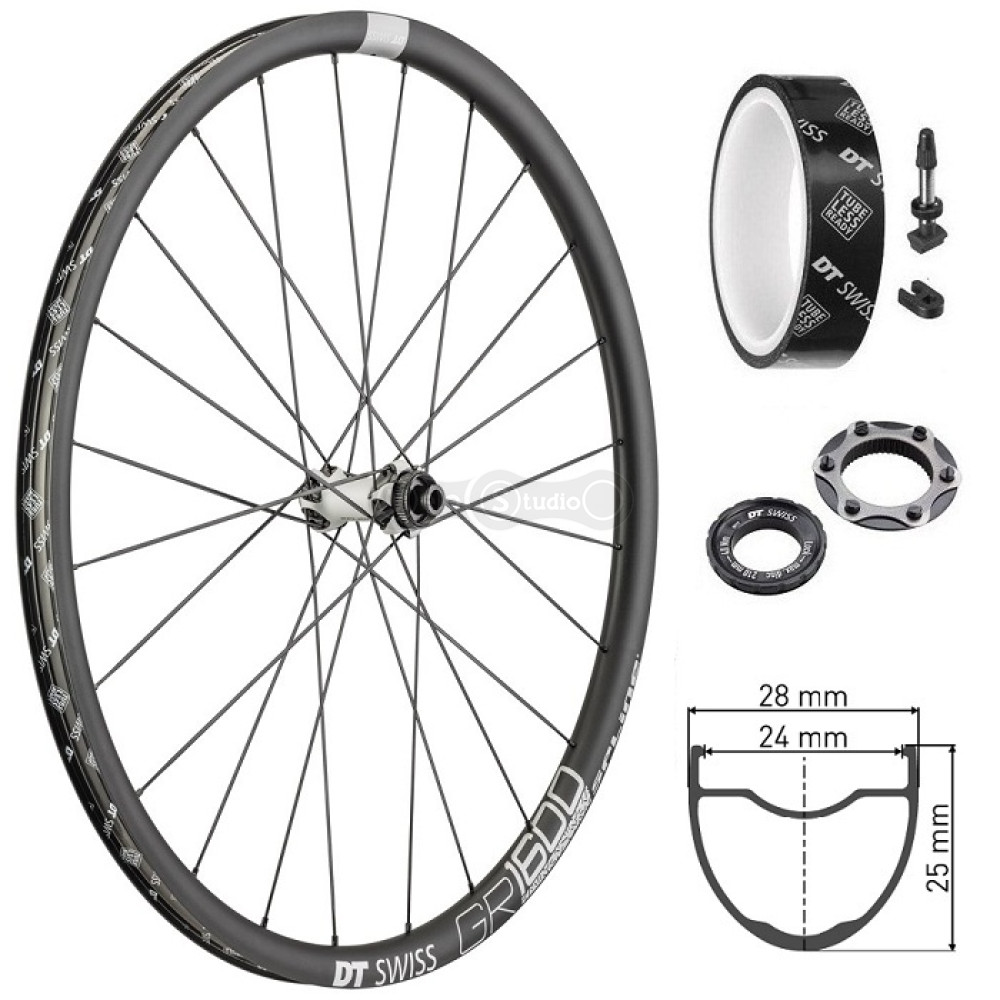 Колесо переднее DT Swiss GR 1600 Spline 650B CL 25 12/100