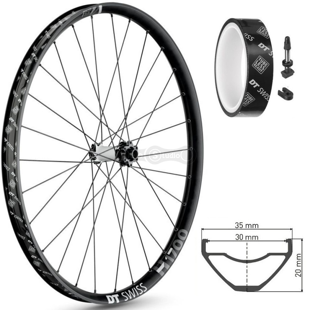 Колесо переднее DT Swiss H 1700 Spline 29 дюймов IS 30 15/110 Boost