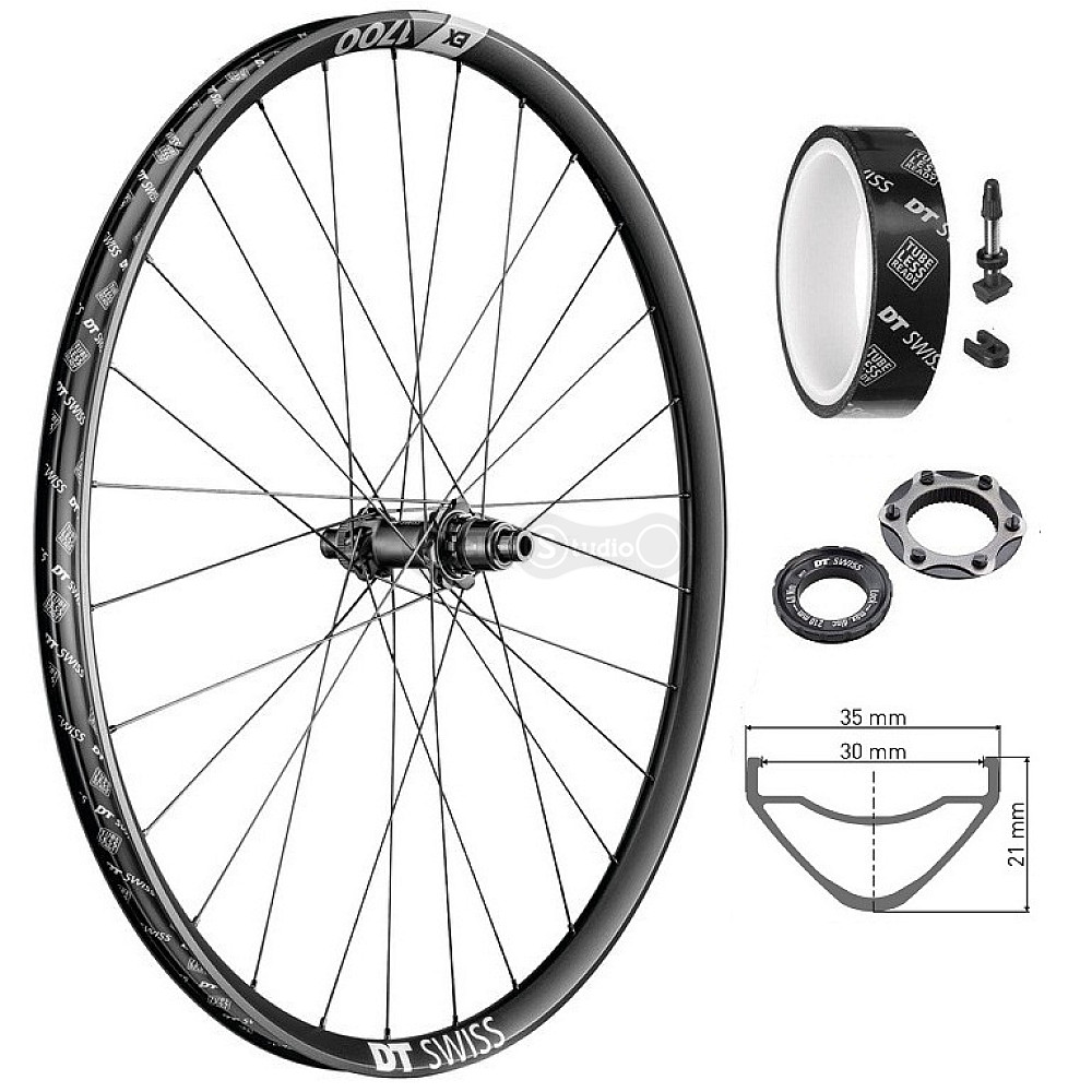 Колесо заднее DT Swiss EX 1700 Spline XD 27,5 дюймов CL 30 12/148 Sram XD