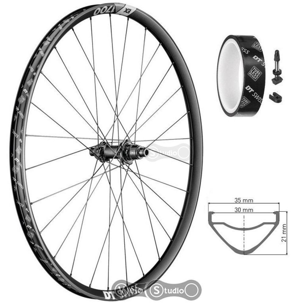 Колесо заднее DT Swiss EX 1700 Spline XD 29 дюймов IS 30 12/148 Sram XD