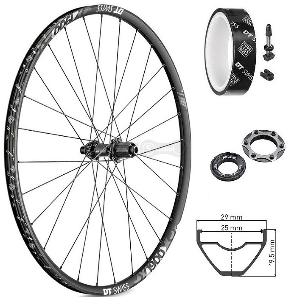 Колесо заднее DT Swiss X 1900 Spline 29 дюймов CL 25 12/142 ASS