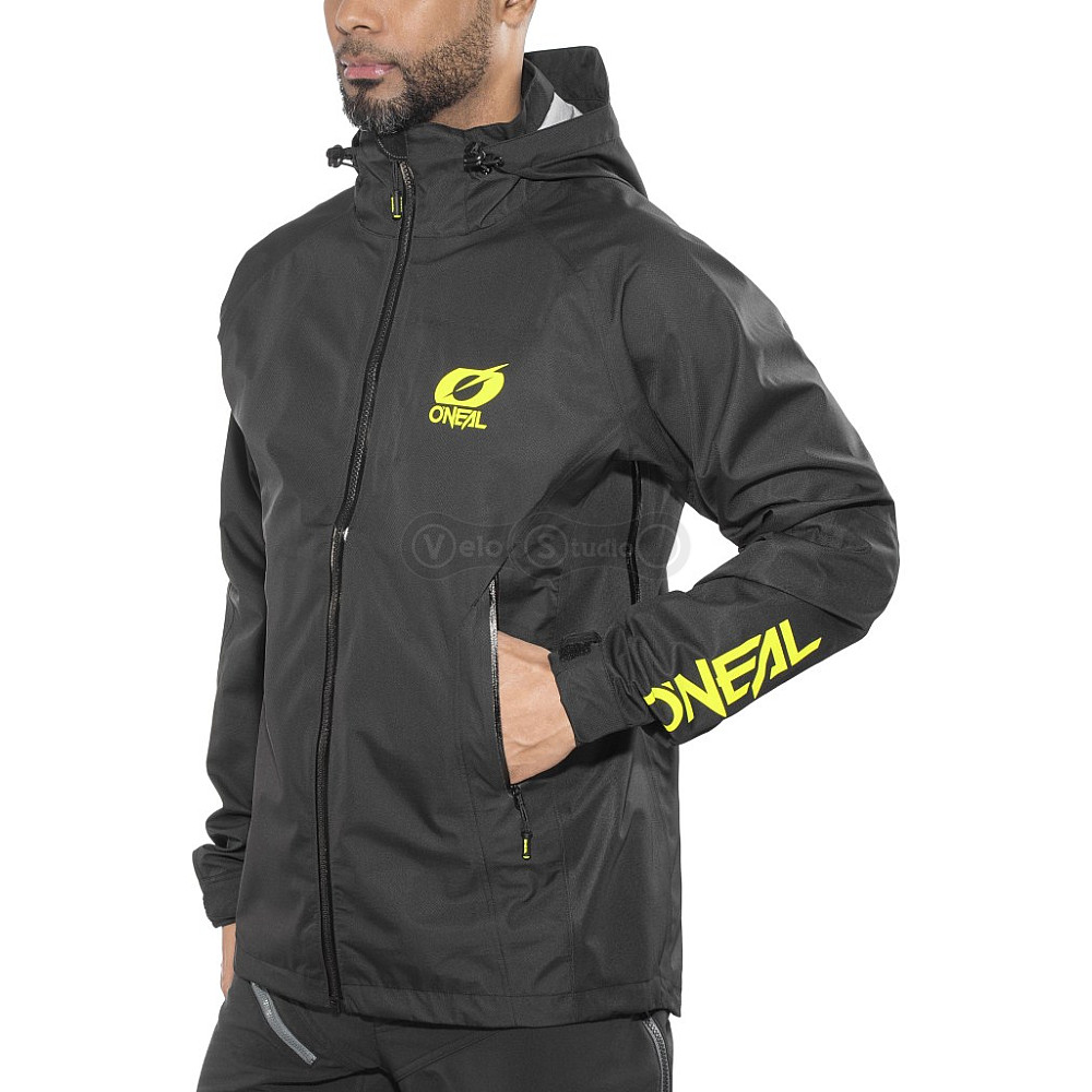 Куртка O'Neal Tsunami Rain Waterproof Jacket Black L (мембрана)