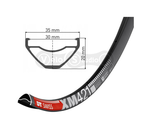 Обод DT Swiss XM 421 27,5 дюймов 28 спиц