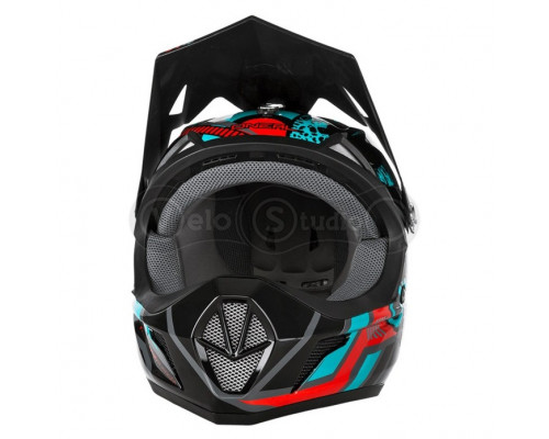 Вело шлем O'Neal Sonus Fullface Helmet Strike Black Teal M