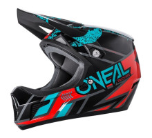 Вело шолом O'Neal Sonus Fullface Helmet Strike Black Teal M