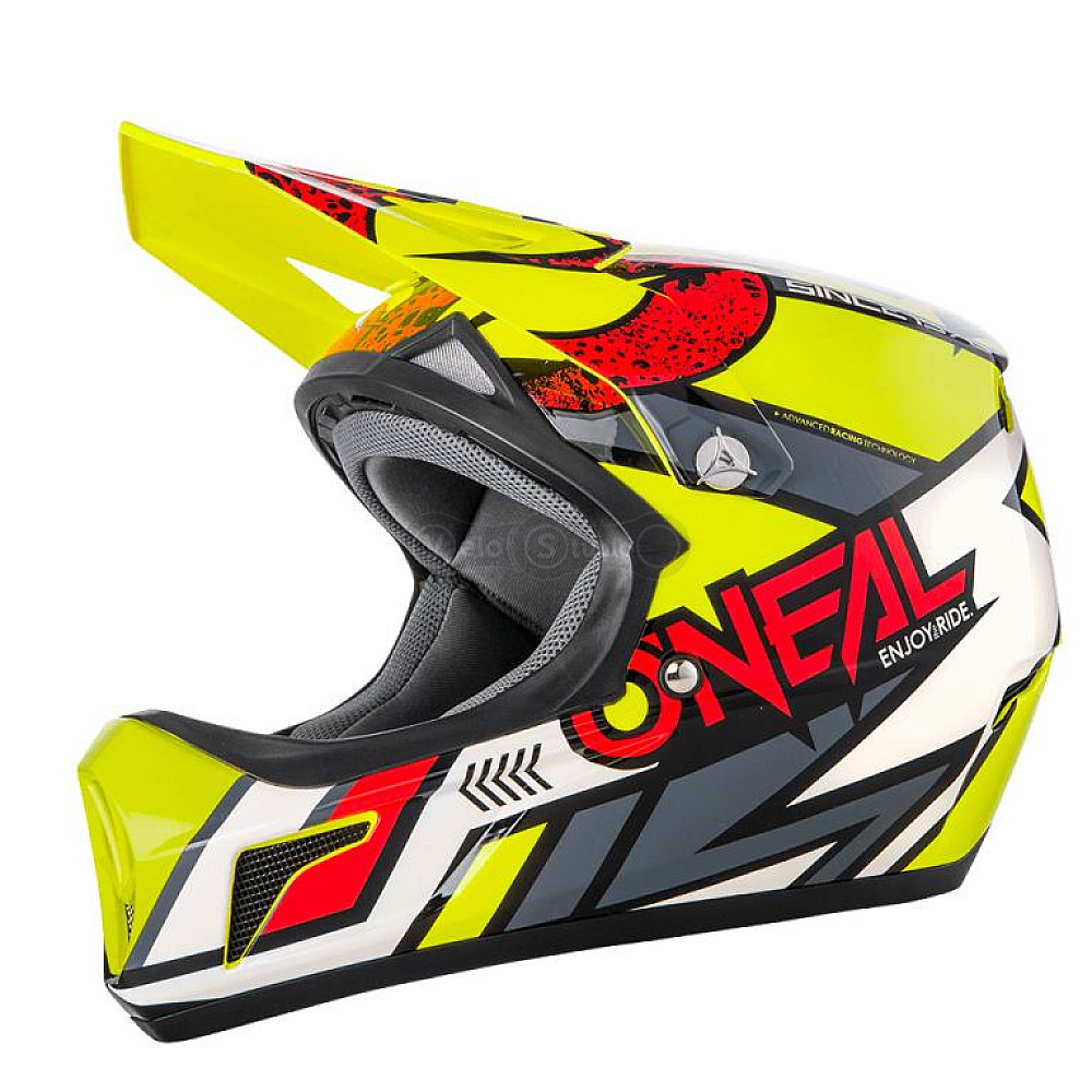 Вело шлем O'Neal Sonus Fullface Helmet Strike Yellow M