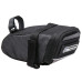 Сумка Longus MUD L под седло 0,9L с крылом, чёрная, Velcro
