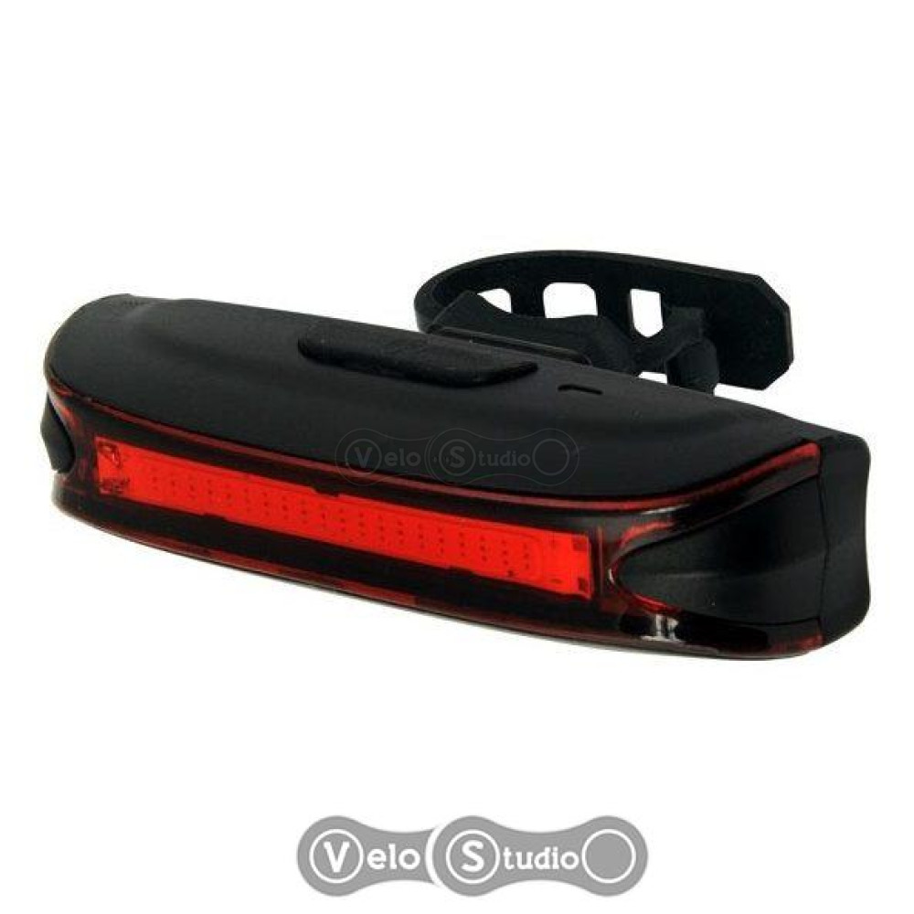 Задній ліхтар Longus CHIP 20LED 5 функцій USB, 65lm, чорний