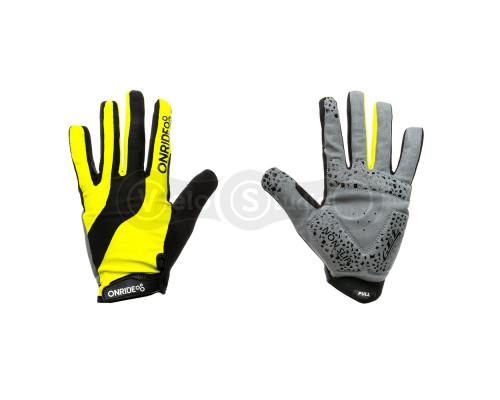 Вело перчатки ONRIDE Long желто-черные размер XS