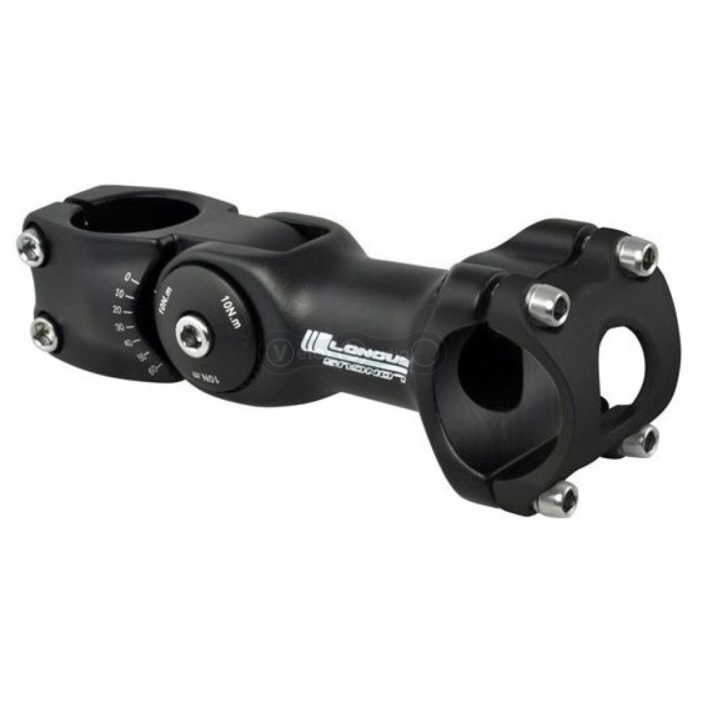 Вынос с изменяемым углом Longus SETUP OS 28,6/31,8/110mm чёрный