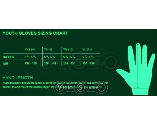 Дитячі рукавички зимові RIDE 100% BRISKER Cold Weather Yellow розмір YS