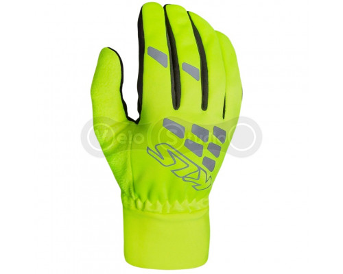 Зимние перчатки KLS Beamer с гелем жёлтые размер XL