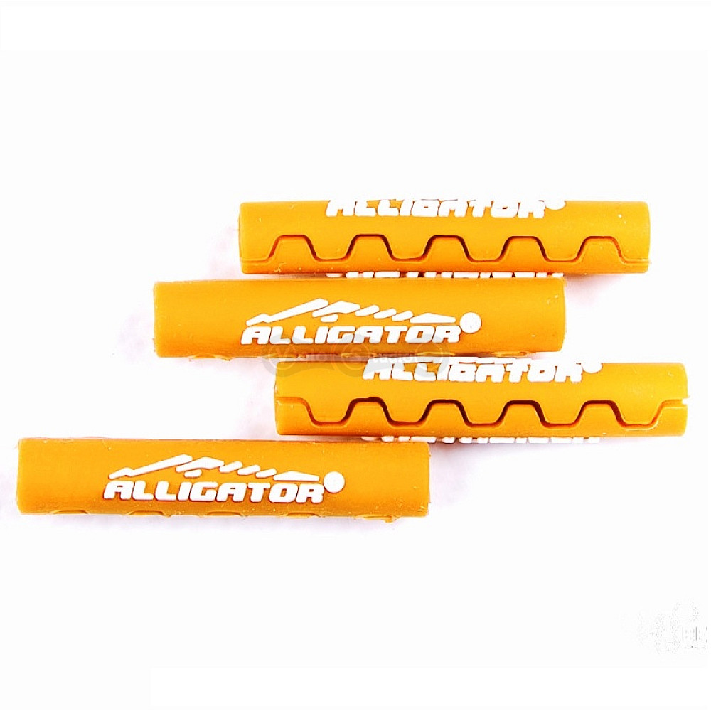 Защита рамы Alligator Sawtooth от трения тормозных рубашек оранжевая