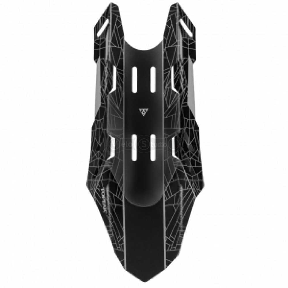 Бризковик Topeak D-Flash DT, світловідбивний, чорний