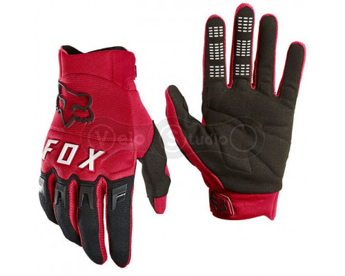 Детские перчатки FOX Dirtpaw Glove Flame Red размер YS