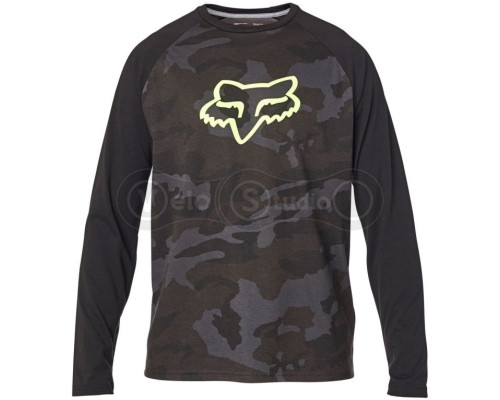 Футболка FOX Tournament Tech Tee Black Camo розмір L