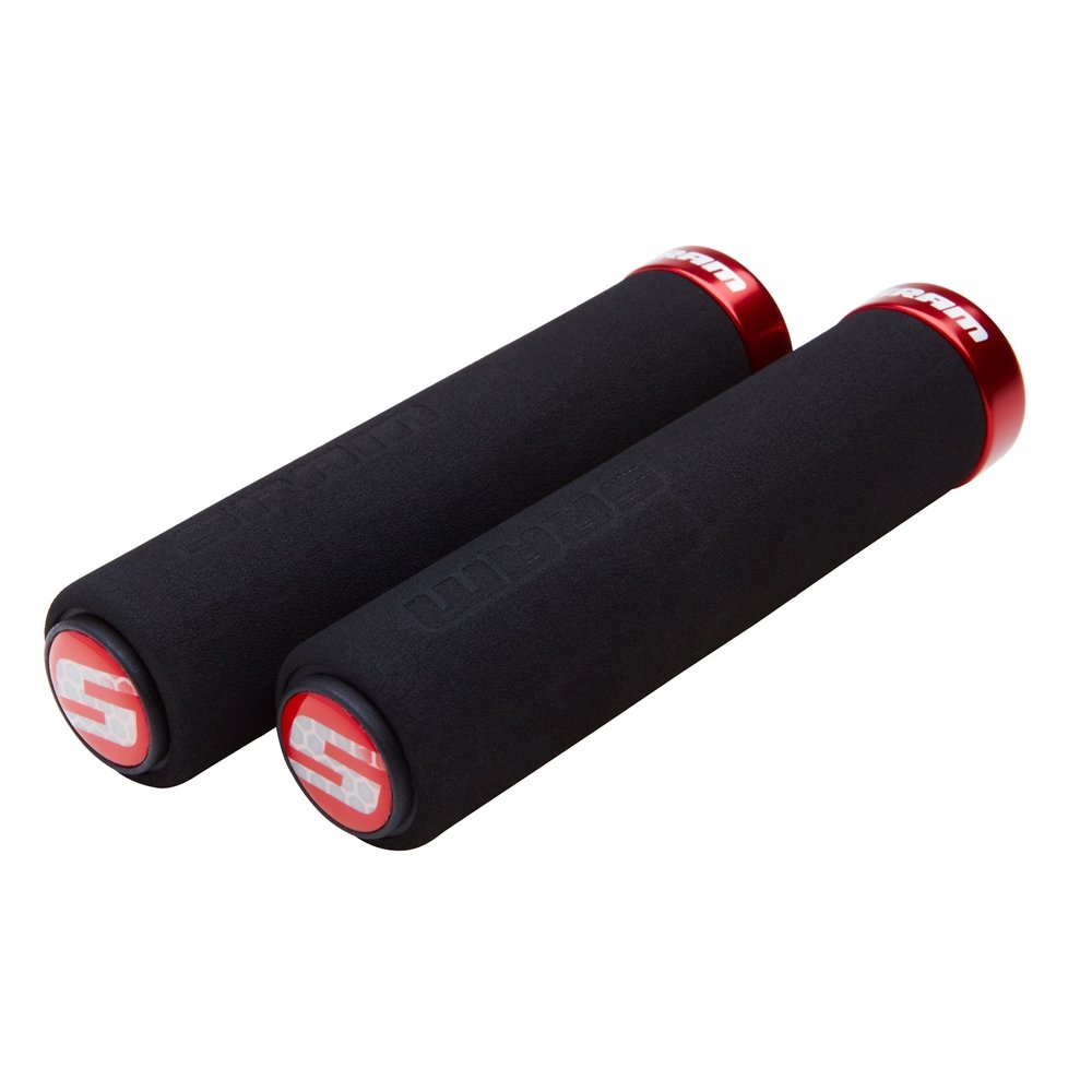 Грипсы Sram LOCKING FOAM чёрные с красным замком