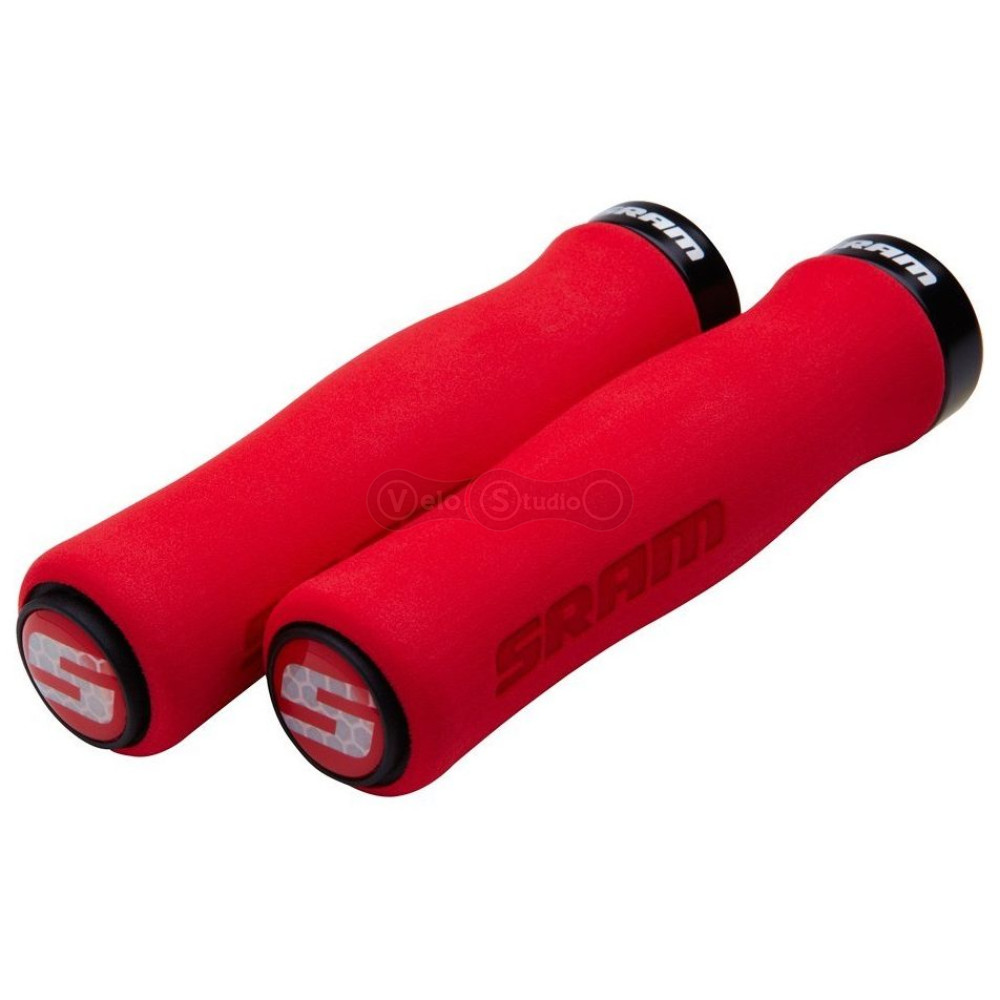 Грипсы SRAM LOCKING Contour Foam красно-чёрные