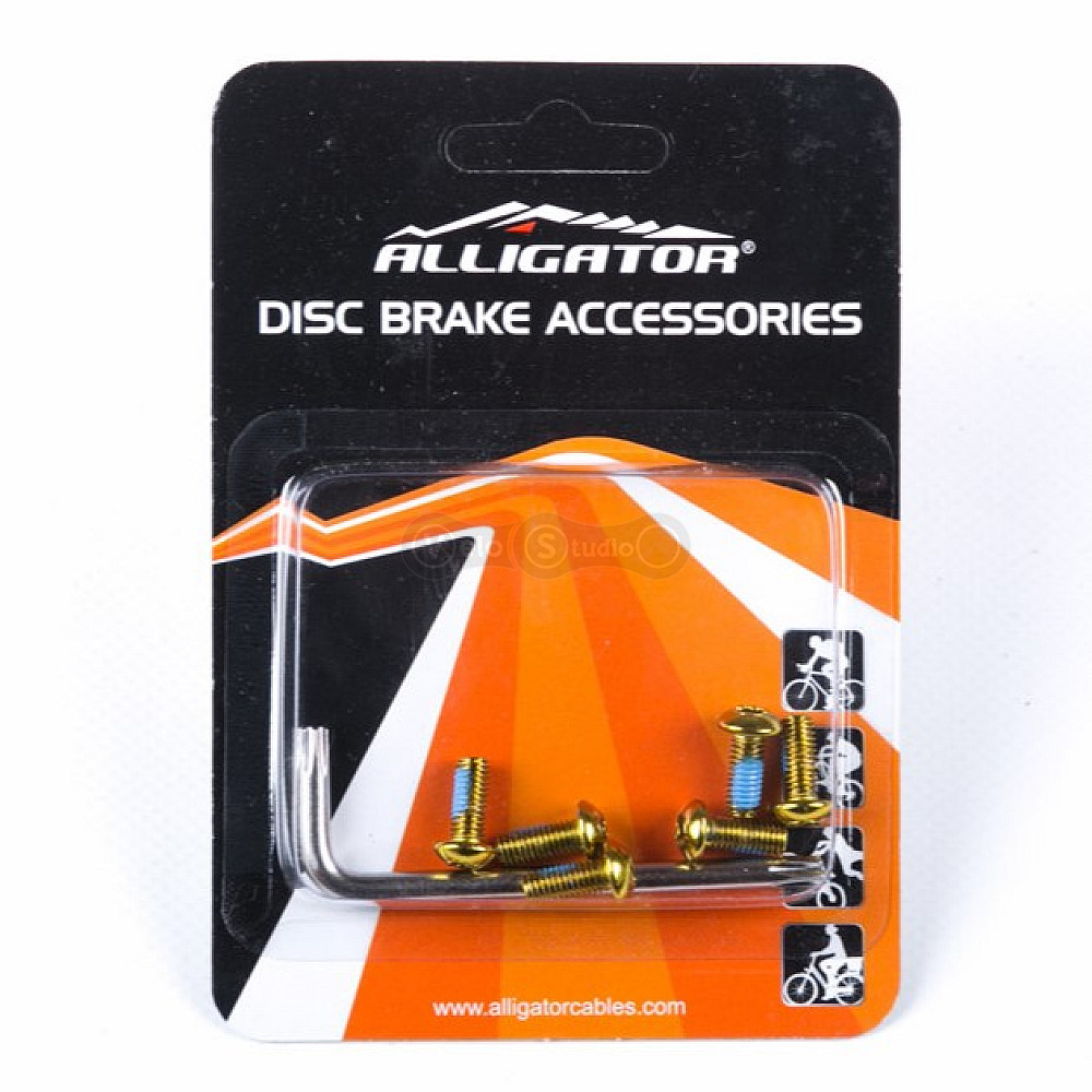 Комплект болтів Alligator для кріплення ротора Torx 6 шт.