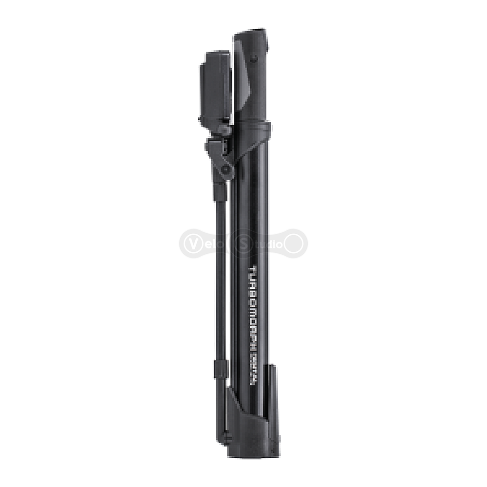 Насос Topeak Turbo Morph Digital чёрный с манометром