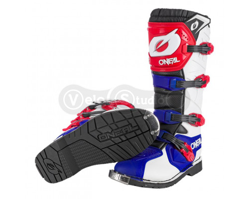 Мотоботы O`NEAL Rider Pro Boot Blue Red EU 45