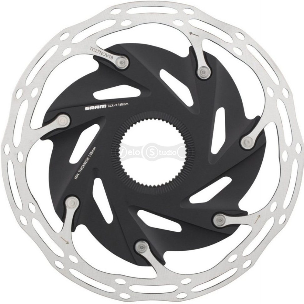 Ротор Sram Centerline X 160 mm Road CL Black Rounded