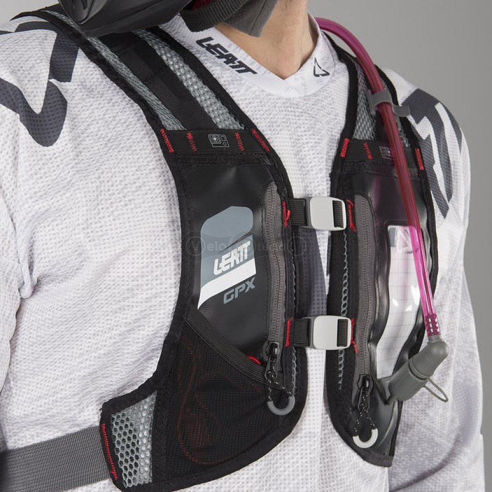 Рюкзак LEATT Hydration GPX Trail WP 2.0 Black Grey с питьевой системой 2 литра