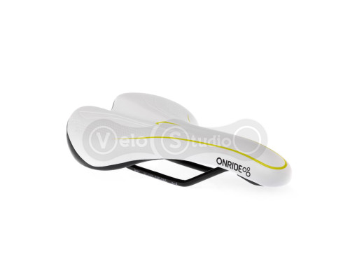 Сідло ONRIDE Enjoy сталеві рамки біле