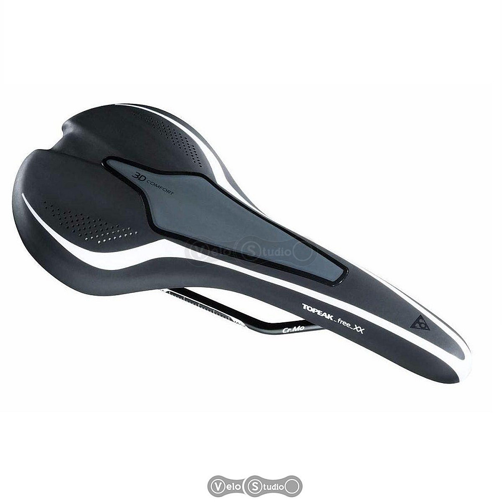 Седло Topeak Free_XX 3D Comfort, чёрно-белое