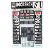 Стикеры RockShox DECAL KIT 35MM DC SILVER/ DFB BXR