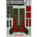 Стикеры RockShox DECAL KIT TLD 35MM SILVER/ORANGE