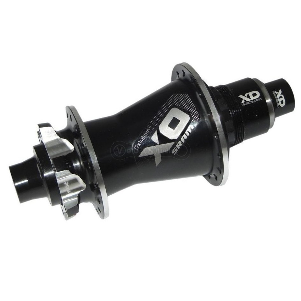 Втулка задняя Sram X0 DISC 12X148B 32H BLK/SLV XD