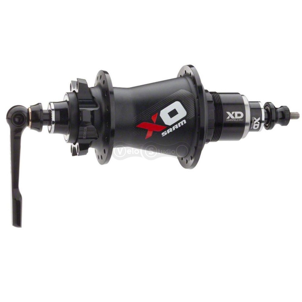 Втулка задняя Sram X0 DISC QR/12 28H BLK/RD XD