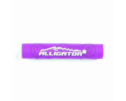 Защита рамы Alligator Sawtooth от трения тормозных рубашек фиолетовая