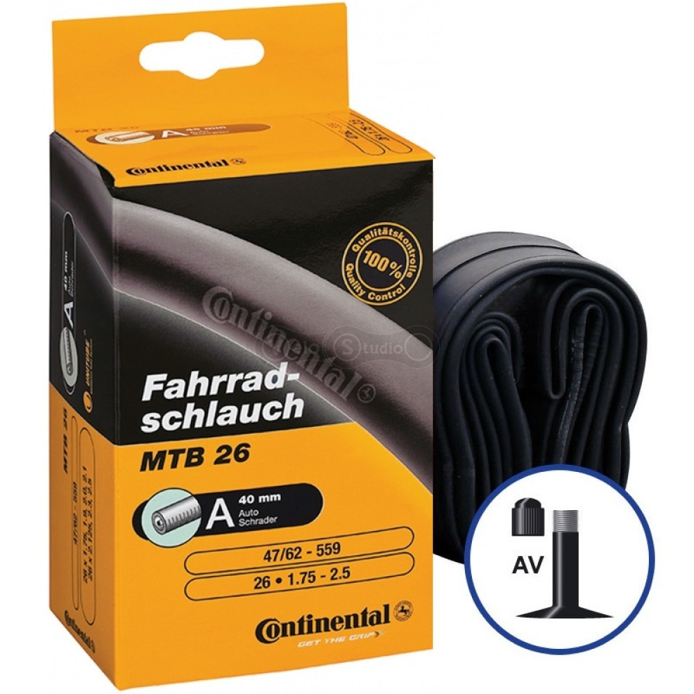 Камера Continental MTB 26x1.75-2.5 AV 40 мм