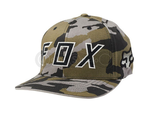 Кепка FOX Scramble Flexfit Hat Camo S/M