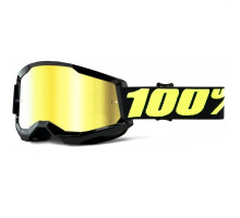 Очки-маска Ride 100% STRATA Goggle II Upsol - Mirror Gold Lens