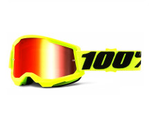 Окуляри-маска Ride 100% STRATA Goggle II Yellow - Mirror Red Lens