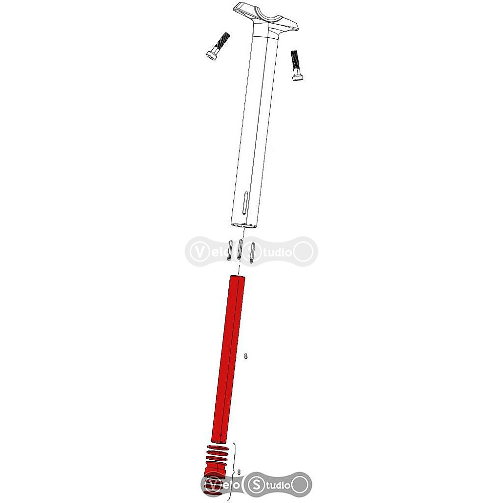 Сервисные запчасти Rock Shox IFP Tube for Reverb / Reverb Stealth 150 мм