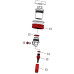 Сервісний комплект Rock Shox LOWER HOSE BARB ASSY KIT REVERB STEALTH