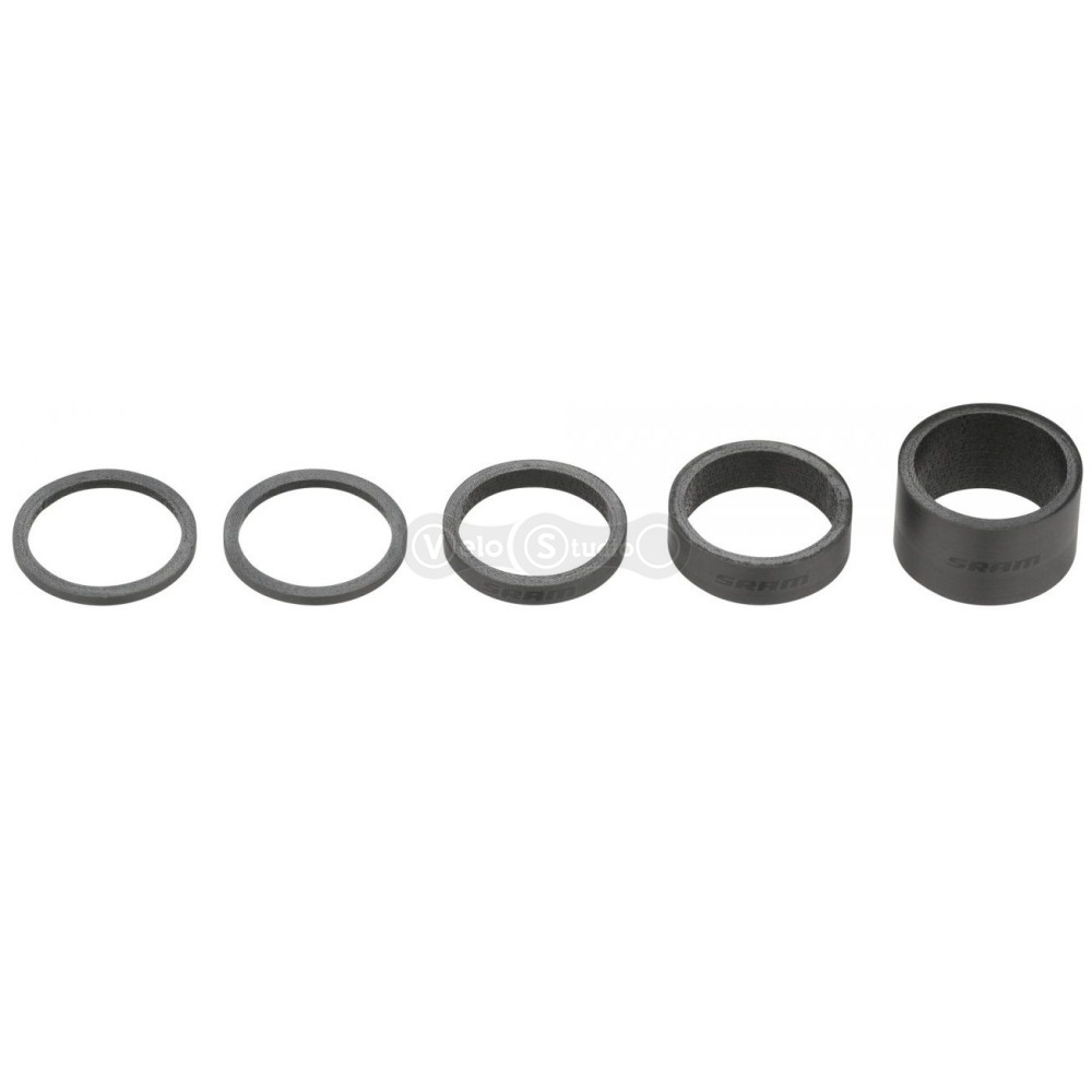 Спейсеры Sram UD Carbon, Gloss Black Logo