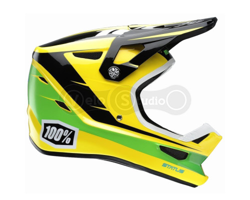 Вело шолом Ride 100% STATUS D-Day Yellow L