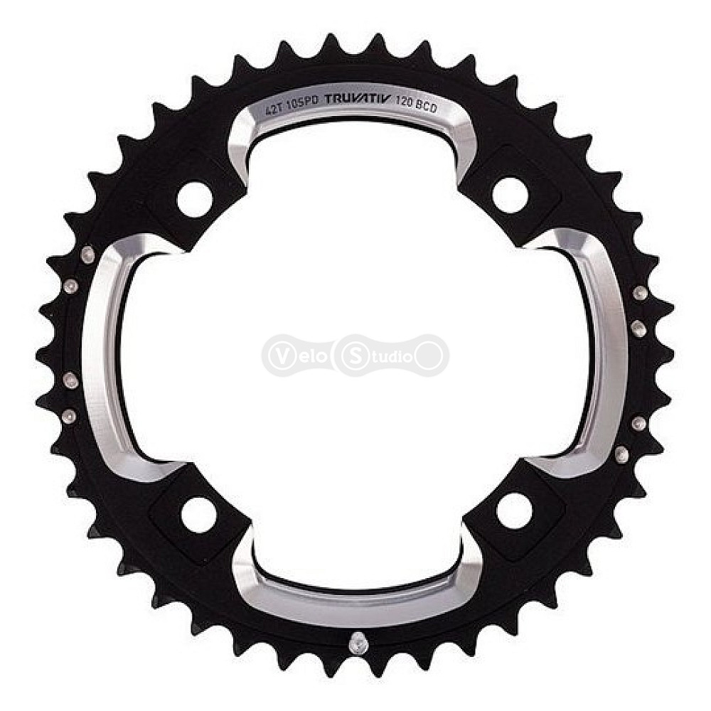 Зірка шатунів Truvativ Cring MTB 42T S2 120 мм AL6 WHT L-PIN