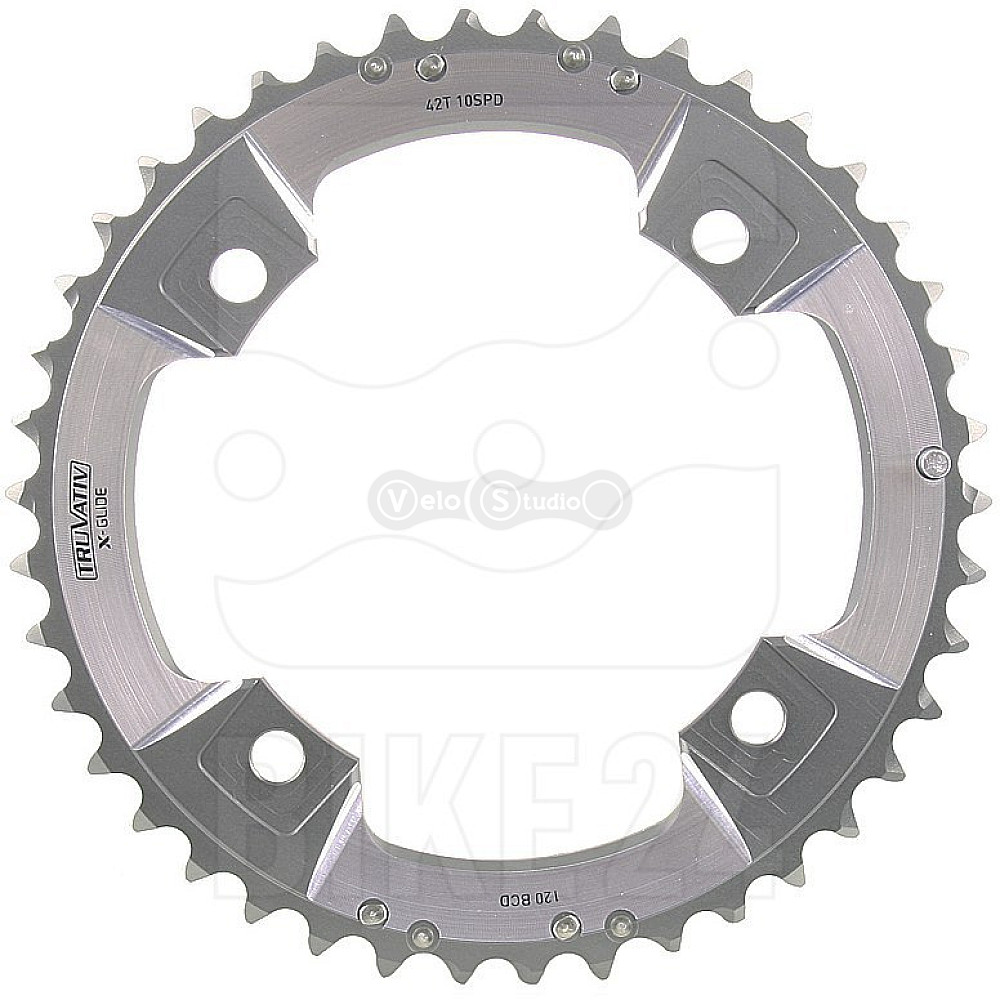 Зірка шатунів Truvativ Cring XX 42T S1 120 мм AL6 TGRY S-PIN BB30
