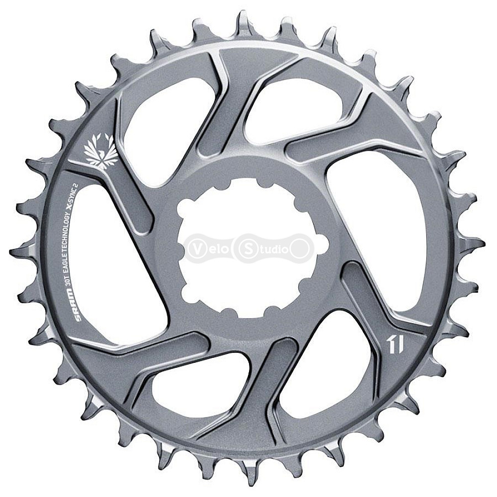 Зірка SRAM X-SYNC 2 30T Direct Mount 3mm Offset Lunar/Polar Grey