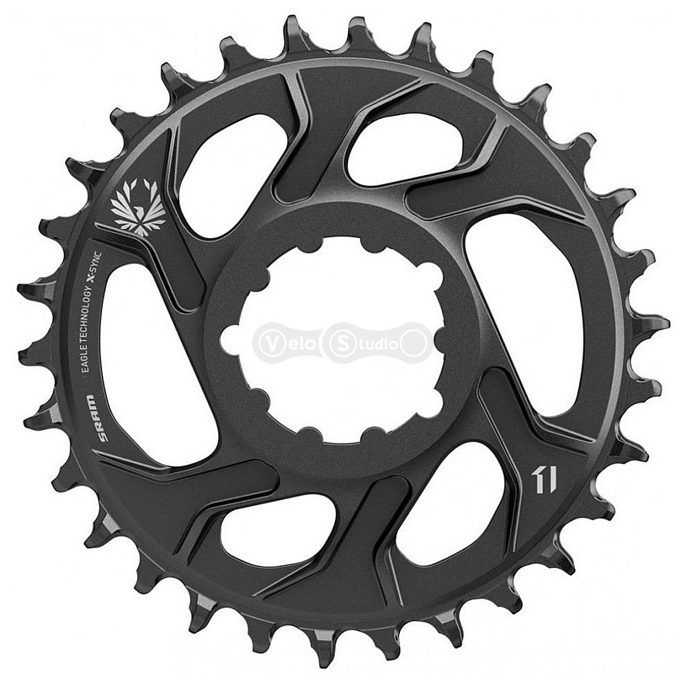 Звезда SRAM X-SYNC EAGLE CF 30T DM -4 OFFSET BLK