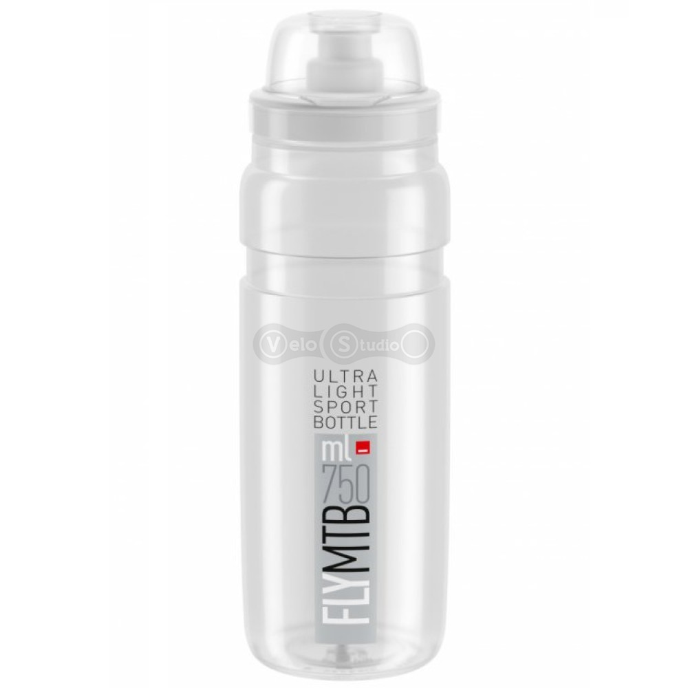 Фляга ELITE FLY MTB 750 мл прозрачная с крышкой