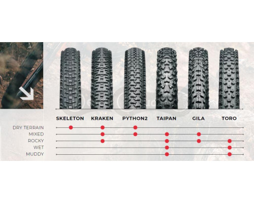 Покрышка Hutchinson PYTHON 2 26X2.10 TR SKW