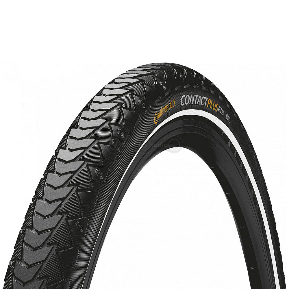 Покрышка Continental Contact Plus 28x1.75 SafetyPlus Breaker светоотражающая