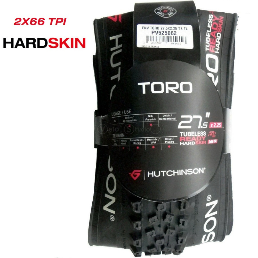 Вело покришка Hutchinson TORO 27,5X2,25 складана TS TL HardSkin